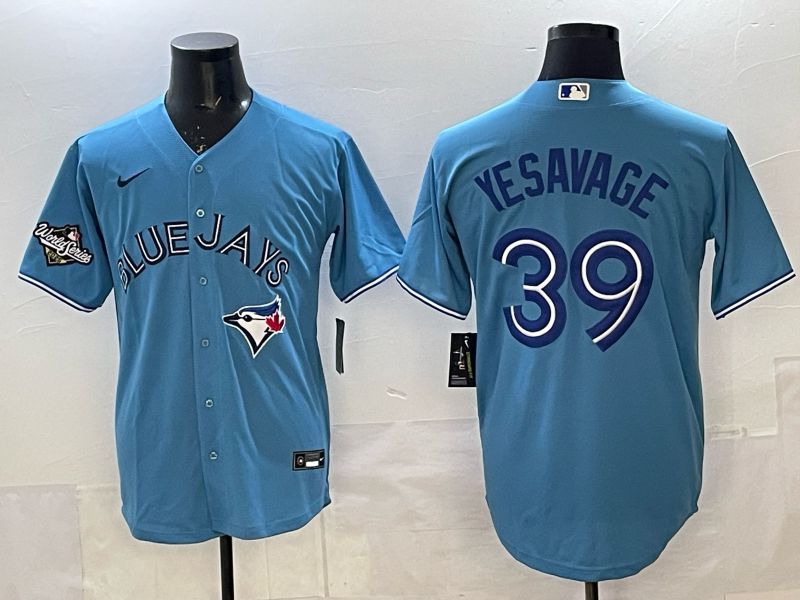 Men 2025 Toronto Blue Jays #39 Yeaavage Light Blue Game Nike MLB Jersey style 02->toronto blue jays->MLB Jersey